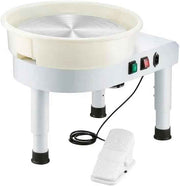 Load image into Gallery viewer, 450W 35cm Pottery Wheel Machine Ceramic Clay Art Craft Tool with 9.8 Inch LCD Touch Screen Foot Pedal Detachable ABS Basin Electric DIY Clay Sculpting Spinner for Adults Beginners Ceramic Forming
