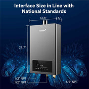 Load image into Gallery viewer, Propane Tankless Water Heater, 3.6 GPM, 80,000 BTU, Indoor