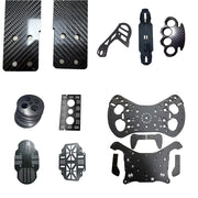 Load image into Gallery viewer, Customized Carbon Fiber CNC Cutting Plate Service DIY Carbon Fiber Sheet Plate CNC Machining Carbon fiber Custom CNC service
