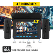 Bild in Galerie-Viewer laden, Amocart Pipe Inspection Camera DVR 16GB Micro SD Card 4.3in Monitor 10/20/30M/50M Industrial Sewer Drain Endoscope IP68 8500mHA