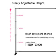 Load image into Gallery viewer, Double-Crossbar Backdrop Background Stand Frame Support System For Photography Photo Studio Video Muslin Green Screen