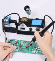 Bild in Galerie-Viewer laden, WEP 927-II 2 Helping Hands Electric Soldering Iron Station Digital Display 60W Soldering iron Kit Temperature Adjust Welding Too