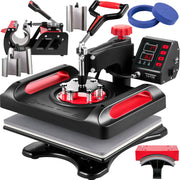 Bild in Galerie-Viewer laden, Amocart 30*38CM 8 in 1 Combo Upgrade Heat Press Machine 360° Rotation Sublimation Printer Cap Shirt Mug Plate 2D Heat Transfer