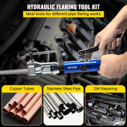 Load image into Gallery viewer, Amocart Hydraulic Expanding and Double Flaring Tool 45° Soft HVAC Copper Tube Expander 3/16in to 1/2in Brake Flare Repair Tool