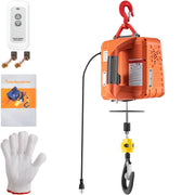 Charger l'image dans la visionneuse de galerie, Amocart 500kg/1100lbs Electric Hoist Winch Portable Crane 25ft Lifting Height Wired Remote Control for Transportation