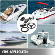 Bild in Galerie-Viewer laden, Amocart Hydraulic Boat Steering Kit 300HP Hydraulic Steering Kit Helm Pump/Cylinder/Wheel 18ft Hose Hydraulic Steering Seal Kit