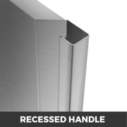 Load image into Gallery viewer, SucceBuy Stainless Steel BBQ Cabinet Access Door W/ Recessed Handle for Indoor/Outdoor Kitchen BBQ Island Kitchen Sink Fireplace