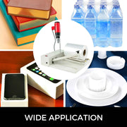 Bild in Galerie-Viewer laden, Amocart 12/18/24in Shrink Wrap Sealer Laminating Machine W/ Heat Gun 1800W Film Available Roll For PVC POF Film Books Toys Food