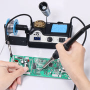 Bild in Galerie-Viewer laden, WEP 927-II 2 Helping Hands Electric Soldering Iron Station Digital Display 60W Soldering iron Kit Temperature Adjust Welding Too