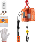 Charger l'image dans la visionneuse de galerie, Amocart 500kg/1100lbs Electric Hoist Winch Portable Crane 25ft Lifting Height Wired Remote Control for Transportation