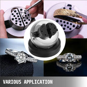 Bild in Galerie-Viewer laden, Amocart 10Kg Full Set 5in Engraving Vise Standard Block Ball Inlaid Diamonds Jewelry Adjustable Setting Tool 34Pcs Attachments