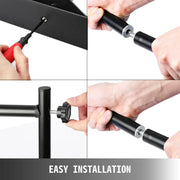 Charger l'image dans la visionneuse de galerie, Amocart 3x2.4M Backdrop Background Stand Adjustable Telescopic Backdrop Banner Stand for Photocall Video Wedding Event Party