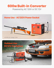 Charger l'image dans la visionneuse de galerie, Amocart PCP Air Compressor 4500PSI/30Mpa Portable w/ Built-in Converter & Fan Cooling System DC12V/AC120V Manual-Stop Air Rifle
