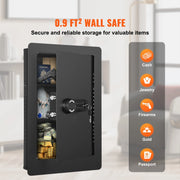 Bild in Galerie-Viewer laden, Amocart Tall Wall Safe 3/4-Tier Hidden Wall Safe w/ Keypad Q235 Cold-Rolled Steel In Wall Safe for Money Jewelry Passport Home