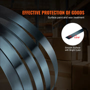 Bild in Galerie-Viewer laden, Amocart 300ft/1640ft Packaging Steel Strapping Roll Banding Pallet Strap Coil Portable Strong Banding Packing Metal Straps