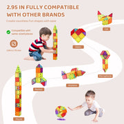Charger l'image dans la visionneuse de galerie, Amocart 180PCS Magnetic Building Blocks Construction Children Magnet Tiles Montessori Educational Toys for Kids Birthday Gifts