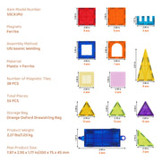 Load image into Gallery viewer, Amocart 55pcs Magnetic Building Blocks Construction Set Magnet Tiles Children Montessori Educational Game Toys for Kids Gifts