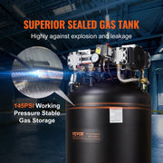 Charger l'image dans la visionneuse de galerie, Amocart 80 Gallon Air Compressor for Industrial Sites Auto Repair 6.5HP 145PSI Oil Free Ultra Quiet Air Compressor Heavy