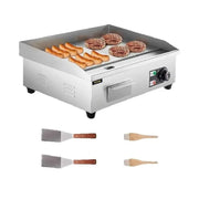 Load image into Gallery viewer, Amocart 14"-22" Electric Countertop Griddle Teppanyaki Grill 1600W/3200W Stainless Steel Flat Top Grills for Pancake Chicken