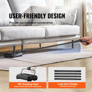 Bild in Galerie-Viewer laden, Amocart Manual Carpet Sweeper 7.87 in Sweeping Paths 300ml Dustbin Capacity w/ Comb for Home Rugs Hardwood Surfaces Wood Floors