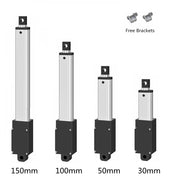 Load image into Gallery viewer, DC 12V Small Linear Actuator Stroke 30mm Max Force 33Lbs Electric Motor For Cabinets Window Opener Robitcs With Free Bracket