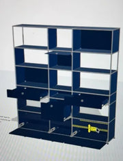 Bild in Galerie-Viewer laden, Tv Stand Storage Cabinets Corner Cabinet Metal Storage Display Cabinet Living Room Cabinets Furniture