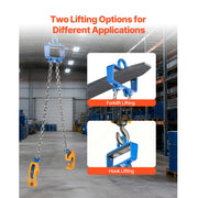 Charger l'image dans la visionneuse de galerie, Amocart 2200LBS Drum Lifting Chain Sling G80 Chain Barrel Lifter with Security Hook Drums Handling Equipment for Crane Forklift
