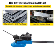 Charger l'image dans la visionneuse de galerie, Amocart Universal Metal Bender SBG-40 Multifunction Spiral Steel Plate Round Square Flat Bar Bending Tool for Metal Production