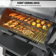 Charger l'image dans la visionneuse de galerie, Amocart Portable Charcoal Grill Propane Gas Grills with Cover and Cart Heavy Duty Iron BBQ Grill for Outdoor Cooking Barbecue