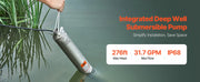 Bild in Galerie-Viewer laden, Amocart Deep Well Submersible Pump 1HP / 1.5HP / 2HP Output Power 230V/115V 31.7 GPM Flow for Industrial Irrigation & Home Use
