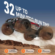 Bild in Galerie-Viewer laden, SucceBuy 1:10 38KM/H 4WD RC Car All Terrain Off-Road with 2 Batteries Drift Monster Truck Children Toys for Kids Christmas Gifts