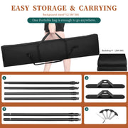 Load image into Gallery viewer, Double-Crossbar Backdrop Background Stand Frame Support System For Photography Photo Studio Video Muslin Green Screen