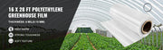 Bild in Galerie-Viewer laden, Amocart Agricultural Greenhouse Film Clear Plastic Farm Crops Vegetable Cover UV Resistant Polyethylene Covering Plants Flowers