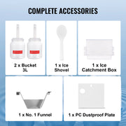 Bild in Galerie-Viewer laden, Amocart Commercial Snowflake Ice Machine Snowflake Ice Maker Stainless Steel Ice Shaver Machine Electric Snow Cone Maker