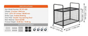 Charger l'image dans la visionneuse de galerie, Amocart Rolling Sports Ball Storage Cart Sport Equipment for Indoor Outdoor Steel Storage Rack for Garages Gym and Schools
