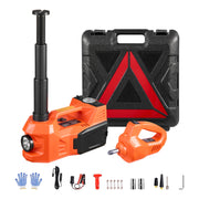 Bild in Galerie-Viewer laden, Amocart Electric Car Jack, 5T Electric Scissor Jack with Built-In Inflator 12V Tire Changer with LED Light for Sedan SUV Truck