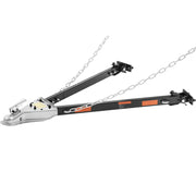 Charger l'image dans la visionneuse de galerie, Amocart 5500 lbs Tow Bar with Chains Powder-Coating Bumper-Mounted Towing Coupler Fits 2in Ball Hitch for RV Car Trailer Truck