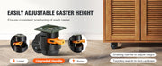 Bild in Galerie-Viewer laden, Amocart 4 Pcs Leveling Casters Heavy Duty Swivel Caster Wheels with Handle Design Height Adjustable Feet for Workbench Machine