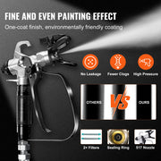 Charger l'image dans la visionneuse de galerie, Amocart 750W 950W Airless Paint Sprayer 3000PSI High Efficiency Electric Airless Sprayer Handheld Paint Sprayers Home Interior