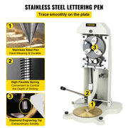 Load image into Gallery viewer, Amocart Inside Ring Engraver Stamper w/Two Face Standard Letter Block Dial Plotter Gold Silver Jewelry Making Engraving Machine