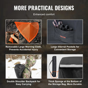 Bild in Galerie-Viewer laden, Amocart Hunting Blind, 270° See Through Ground Blind, 2-3 Person Pop Up Deer Blind for Hunting with Carrying Bag, Portable Tent