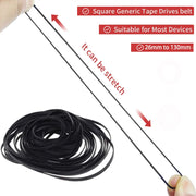 Load image into Gallery viewer, 1pack Mix Cassette Tape Replacement Rubber CD DVD Cassette Tape Recorder Turntable Strap Belt For CD-ROM Video Machines