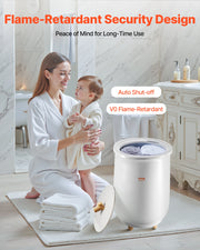 Charger l'image dans la visionneuse de galerie, Amocart Towel Warmer Bucket 20L Heated Towel Warmer w/ LED Light Auto Shut off & Temperature Setting Large Blanket Warmers SPA