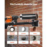 Load image into Gallery viewer, Amocart Diamond Core Drilling Machine Stand-Mount Dry and Wet Concrete Core Drill Rig with Bits UNC1 1/4-7 Thread for Concrete