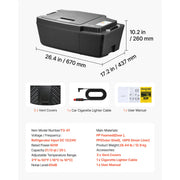 Load image into Gallery viewer, Amocart 12 Volt Refrigerator 20L/35L Car Fridge for Tesla Model 3/Model Y Portable Electric Freezer Compressor with APP Control