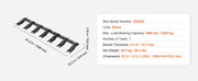 Bild in Galerie-Viewer laden, Amocart Bucket Tooth Bar Heavy Duty Tractor Bucket Teeth Bar for Sub-Compact Tractor Loader 4560 lbs Load-Bearing Capacity