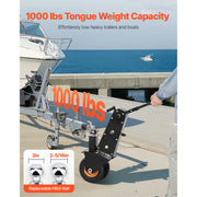Bild in Galerie-Viewer laden, Amocart 1000lbs Trailer Mover Dolly Manual or Electric Wrench Drive with 2in & 2-5/16in Replaceable Hitch Balls for Moving Boat