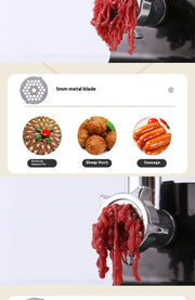 Bild in Galerie-Viewer laden, Amocart Electric Meat Mincer Chopper Heavy Duty Food Processors Kitchen Appliances Commercial Grinder Machine