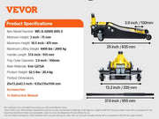 Bild in Galerie-Viewer laden, Amocart 2T Low Profile Floor Jack Iron Hydraulic Racing Floor Jack Hydraulic Car Jack with Single/Dual Piston Quick Lift Pump