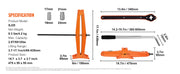 Load image into Gallery viewer, SucceBuy Scissor Jack 2.5 Ton/5512 lbs Scissor Car Jack 3.7"-17.1" Lifting Range Scissor Lift Jack Portable Tire Jack for Car